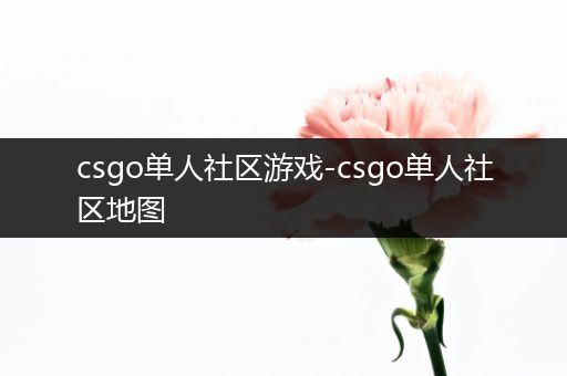 csgo单人社区游戏-csgo单人社区地图