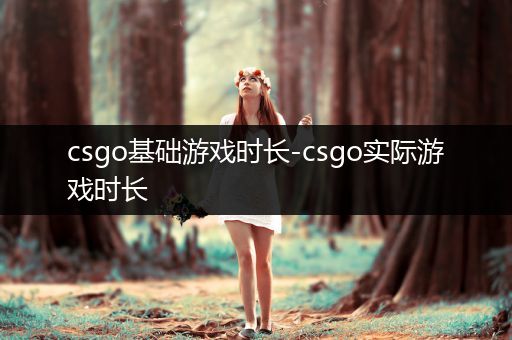 csgo基础游戏时长-csgo实际游戏时长