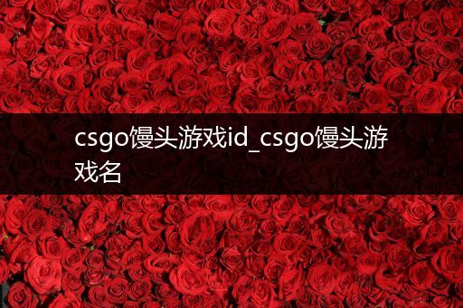 csgo馒头游戏id_csgo馒头游戏名