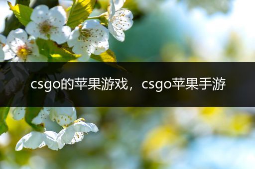 csgo的苹果游戏，csgo苹果手游