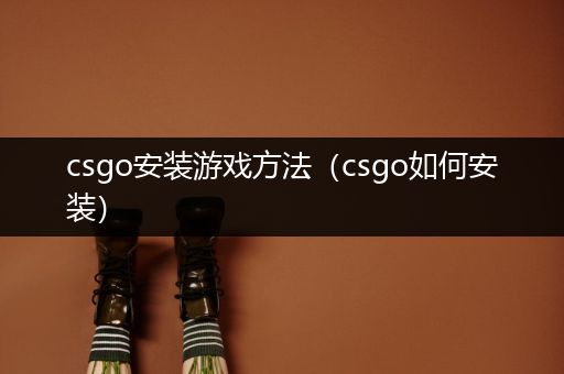 csgo安装游戏方法（csgo如何安装）