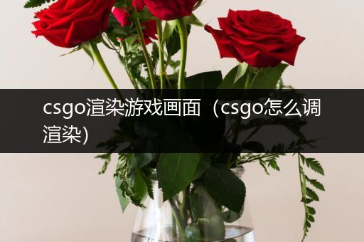 csgo渲染游戏画面（csgo怎么调渲染）