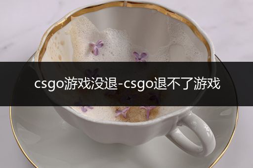 csgo游戏没退-csgo退不了游戏