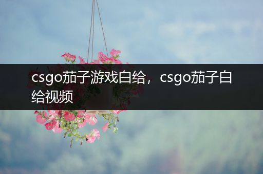 csgo茄子游戏白给，csgo茄子白给视频