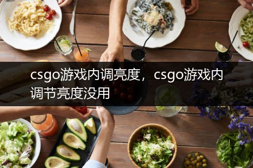 csgo游戏内调亮度，csgo游戏内调节亮度没用