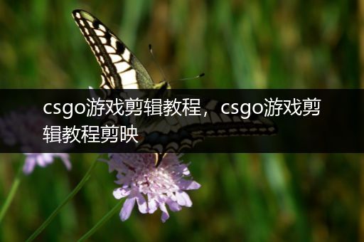 csgo游戏剪辑教程，csgo游戏剪辑教程剪映