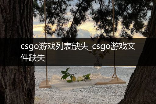 csgo游戏列表缺失_csgo游戏文件缺失