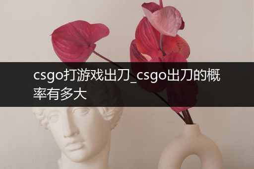 csgo打游戏出刀_csgo出刀的概率有多大