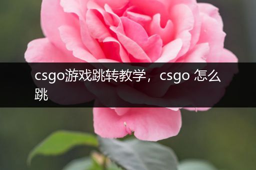 csgo游戏跳转教学，csgo 怎么跳