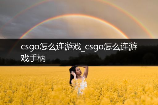 csgo怎么连游戏_csgo怎么连游戏手柄