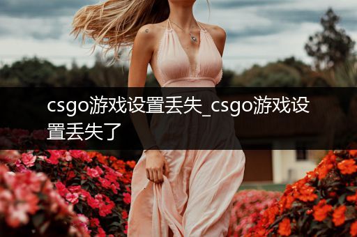 csgo游戏设置丢失_csgo游戏设置丢失了