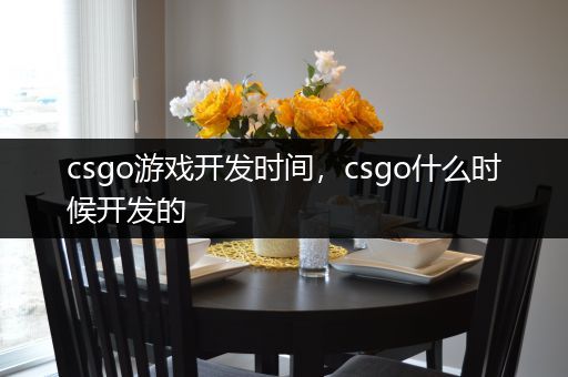 csgo游戏开发时间，csgo什么时候开发的