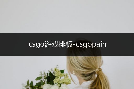 csgo游戏排板-csgopain