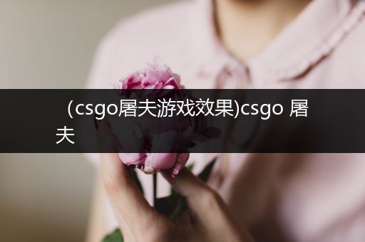 （csgo屠夫游戏效果)csgo 屠夫