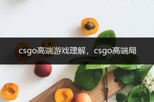 csgo高端游戏理解，csgo高端局