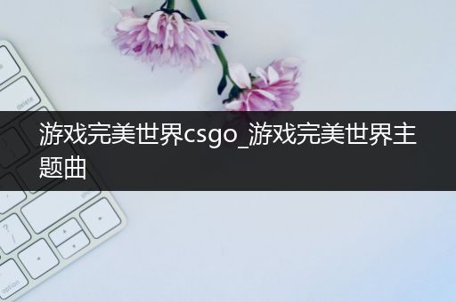 游戏完美世界csgo_游戏完美世界主题曲