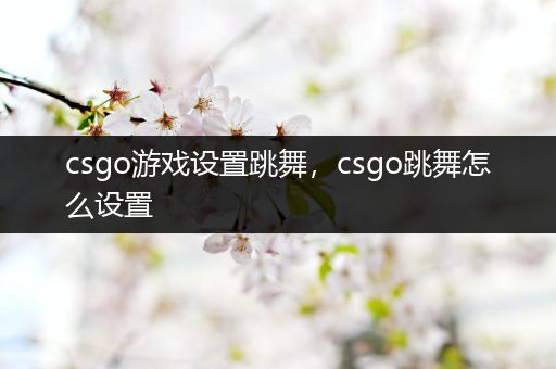 csgo游戏设置跳舞，csgo跳舞怎么设置