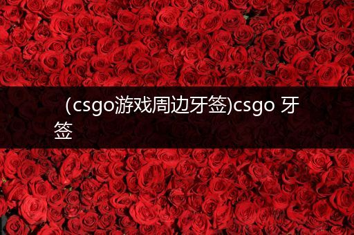 （csgo游戏周边牙签)csgo 牙签