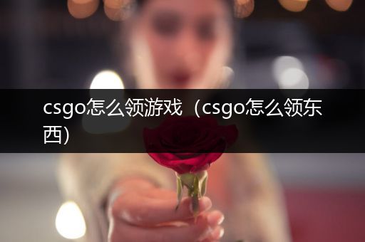 csgo怎么领游戏（csgo怎么领东西）