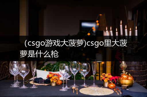 （csgo游戏大菠萝)csgo里大菠萝是什么枪