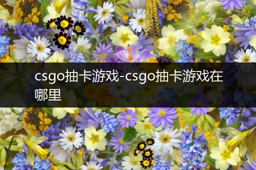 csgo抽卡游戏-csgo抽卡游戏在哪里