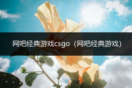 网吧经典游戏csgo（网吧经典游戏）