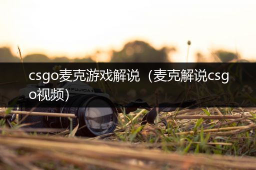 csgo麦克游戏解说（麦克解说csgo视频）