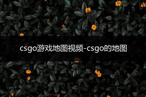 csgo游戏地图视频-csgo的地图