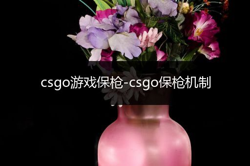 csgo游戏保枪-csgo保枪机制