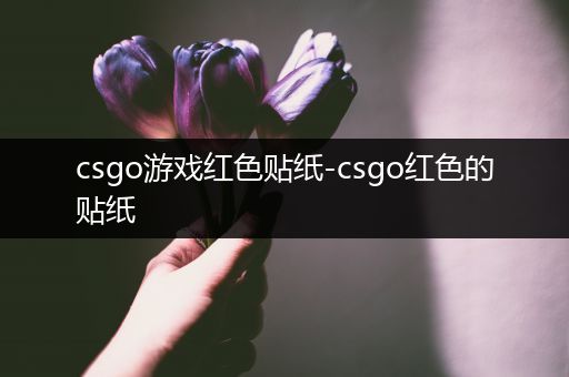 csgo游戏红色贴纸-csgo红色的贴纸