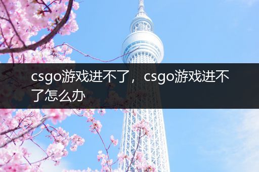 csgo游戏进不了，csgo游戏进不了怎么办
