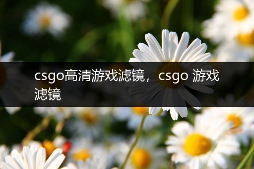 csgo高清游戏滤镜，csgo 游戏滤镜