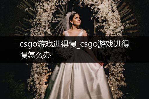 csgo游戏进得慢_csgo游戏进得慢怎么办