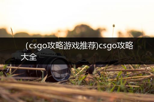 （csgo攻略游戏推荐)csgo攻略大全