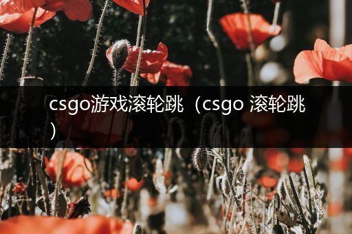 csgo游戏滚轮跳（csgo 滚轮跳）