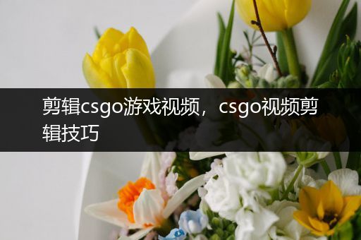 剪辑csgo游戏视频，csgo视频剪辑技巧
