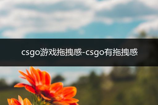 csgo游戏拖拽感-csgo有拖拽感