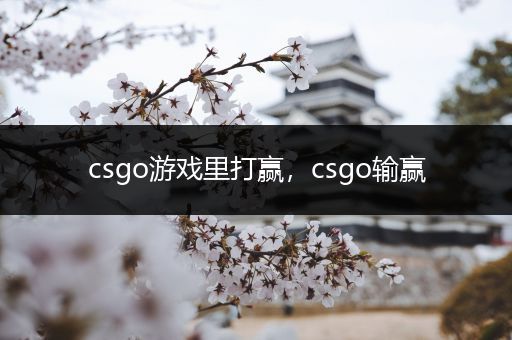 csgo游戏里打赢，csgo输赢