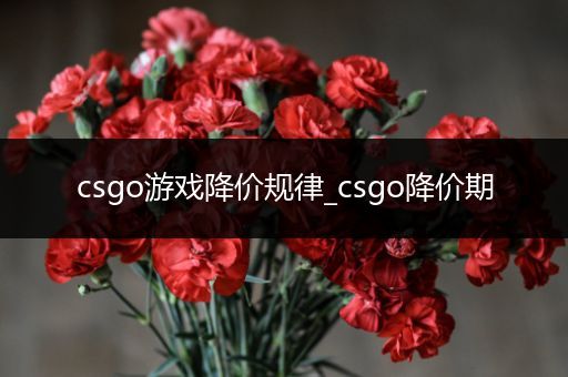 csgo游戏降价规律_csgo降价期