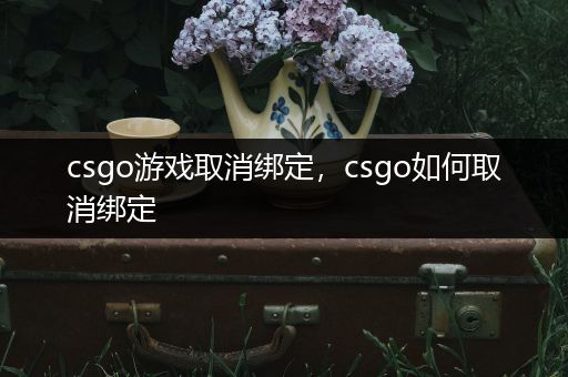 csgo游戏取消绑定，csgo如何取消绑定