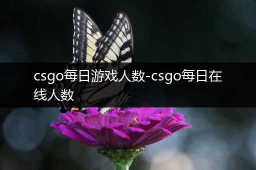 csgo每日游戏人数-csgo每日在线人数