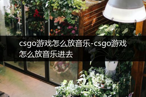 csgo游戏怎么放音乐-csgo游戏怎么放音乐进去