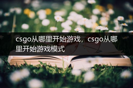 csgo从哪里开始游戏，csgo从哪里开始游戏模式