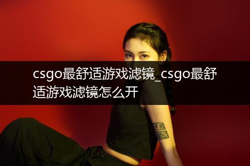 csgo最舒适游戏滤镜_csgo最舒适游戏滤镜怎么开