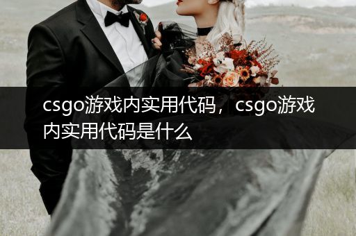 csgo游戏内实用代码，csgo游戏内实用代码是什么