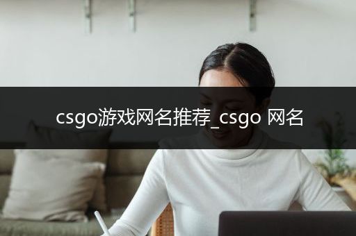 csgo游戏网名推荐_csgo 网名