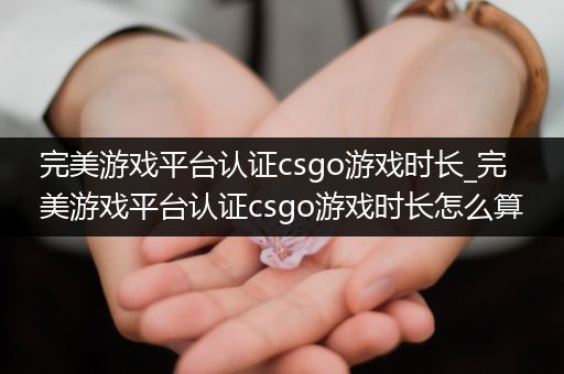 完美游戏平台认证csgo游戏时长_完美游戏平台认证csgo游戏时长怎么算