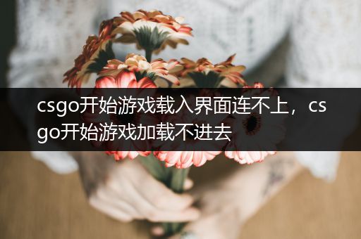 csgo开始游戏载入界面连不上，csgo开始游戏加载不进去