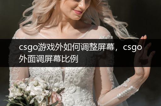 csgo游戏外如何调整屏幕，csgo外面调屏幕比例