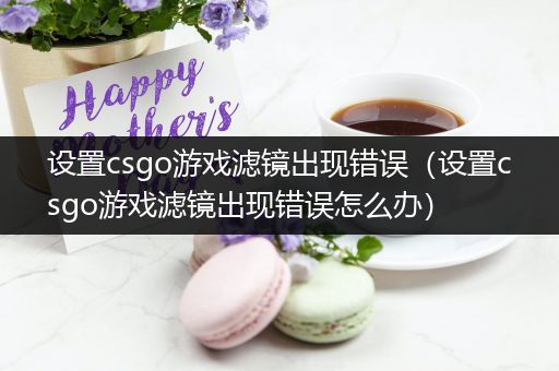 设置csgo游戏滤镜出现错误（设置csgo游戏滤镜出现错误怎么办）